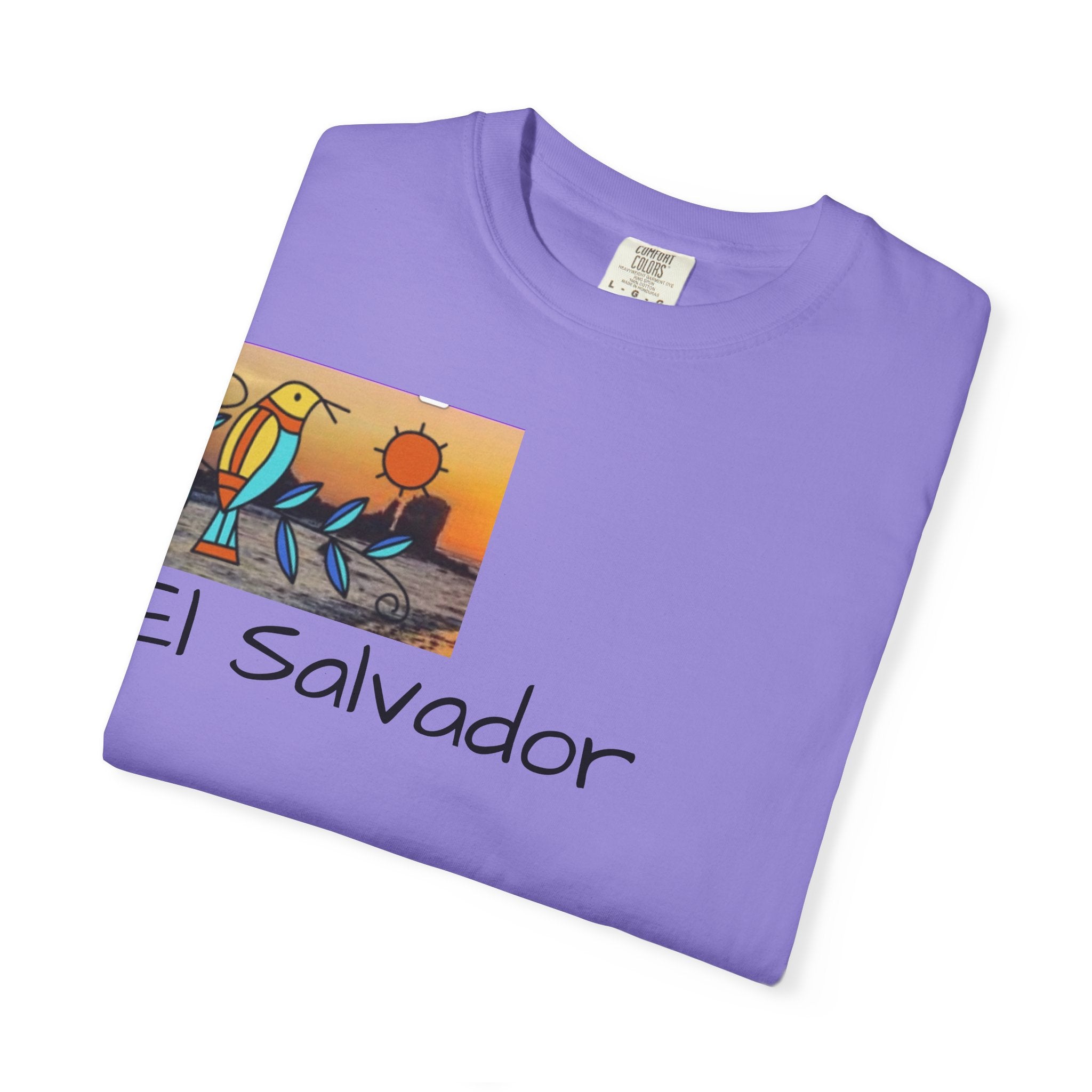 El Salvador Sunset Graphic T-Shirt